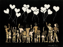 Load image into Gallery viewer, Greeting Card #48 We Agree With Banksy by Elizabeth VanDuine