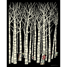 Load image into Gallery viewer, Tree Tag-paper cut artwork by Elizabeth VanDuine