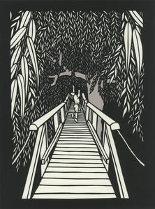 Something About Willow--paper cut artwork by Elizabeth VanDuine