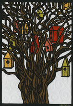 Load image into Gallery viewer, Greeting Card #8 Tree Houses by Elizabeth VanDuine