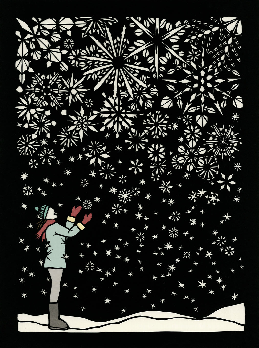 Greeting Card #38 First Flakes