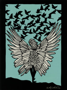11" x 14" Poster #52 If I Had Wings by artist Elizabeth VanDuine