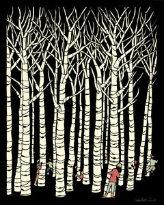 11" x 14" Poster - #3 Tree Tag by artist Elizabeth VanDuine